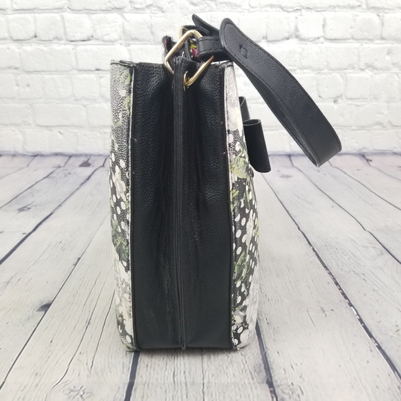 BETSEY JOHNSON | bow floral polka-dot shoulder bag - Picture 4 of 11